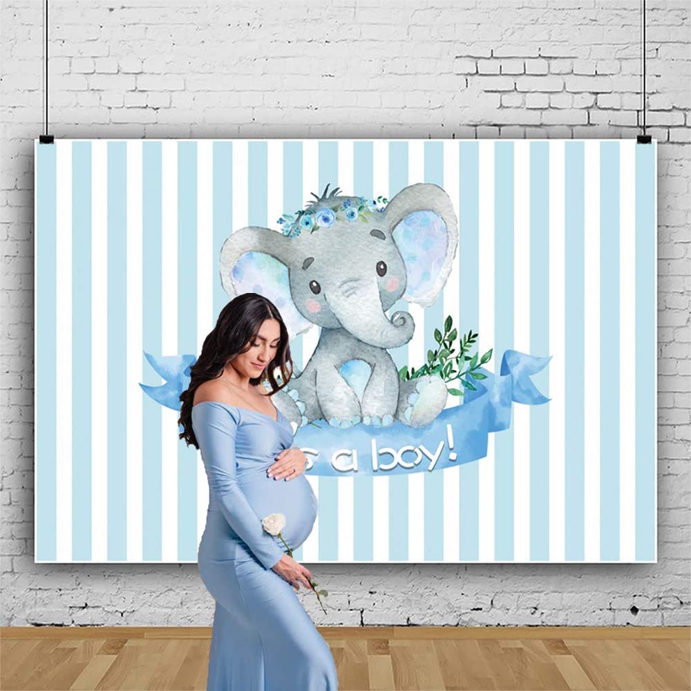 Little Peanut Baby Blue Elephant Baby Shower, Gender Reveal, Birthday