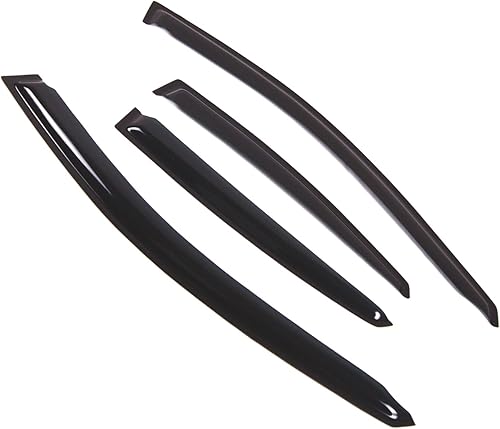 Protector de lluvia para ventana de automóvil Viseras de montaje exterior, deflectores de ventana lateral automáticos Escudos de lluvia