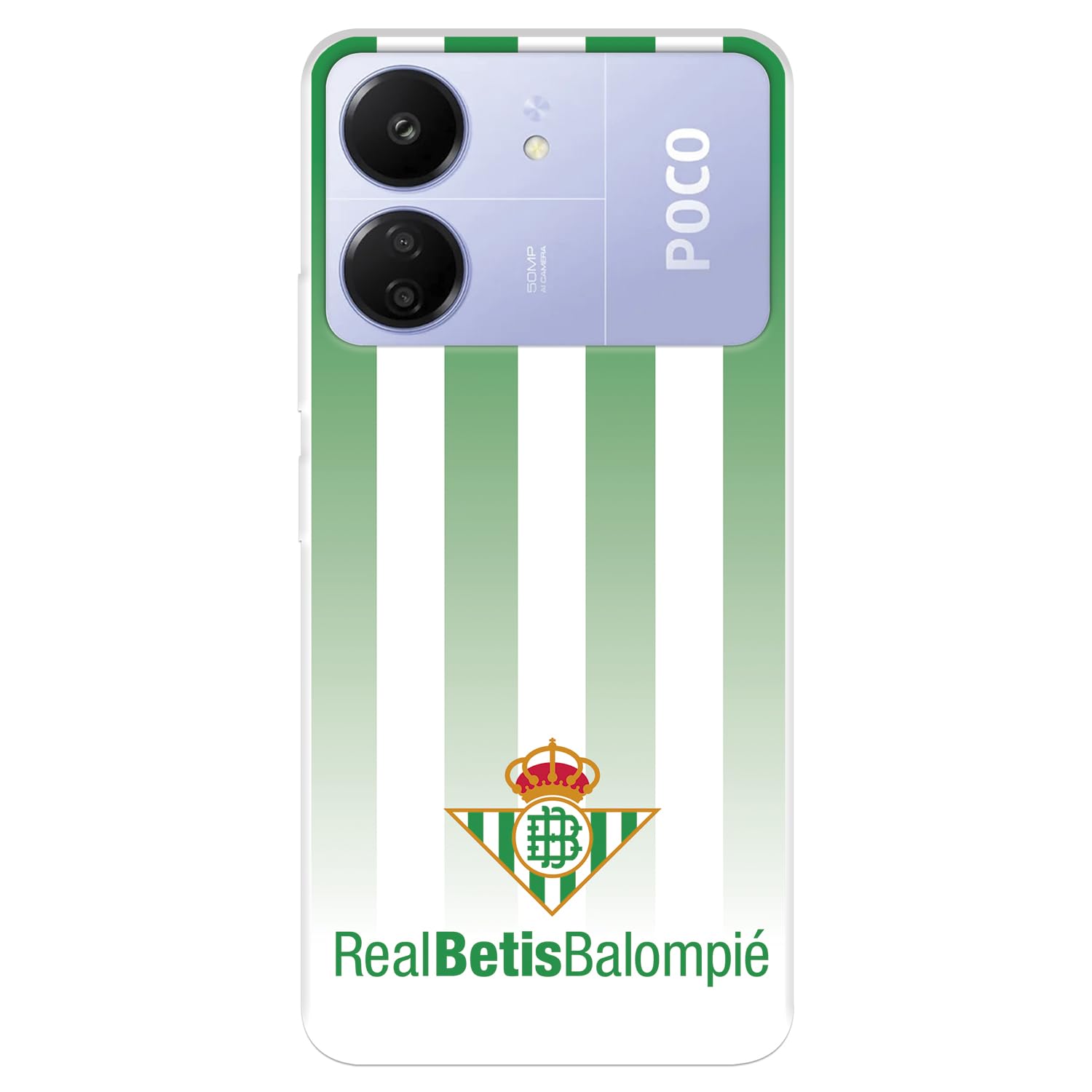 Custodia per Xiaomi Redmi Note 12 4G Del Real Betis Pallompiede Scudo