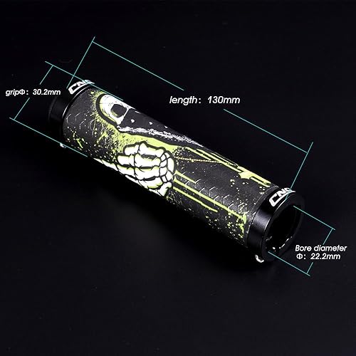 Miniatura 2 de Chooee Silicone Bicycle Grips,Lock on Silica Gel Mountain Bike Handlebar Grips for MTB