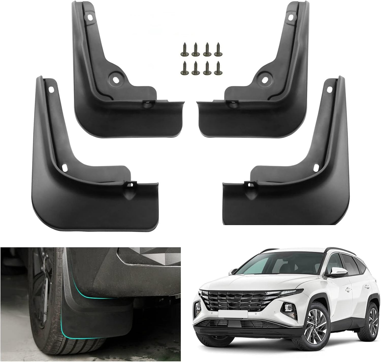 Car Mud Flaps For Hyundai For Tucson NX4 2021 2022 2023 2024 Car Mud Flaps Splash Guards Fenders