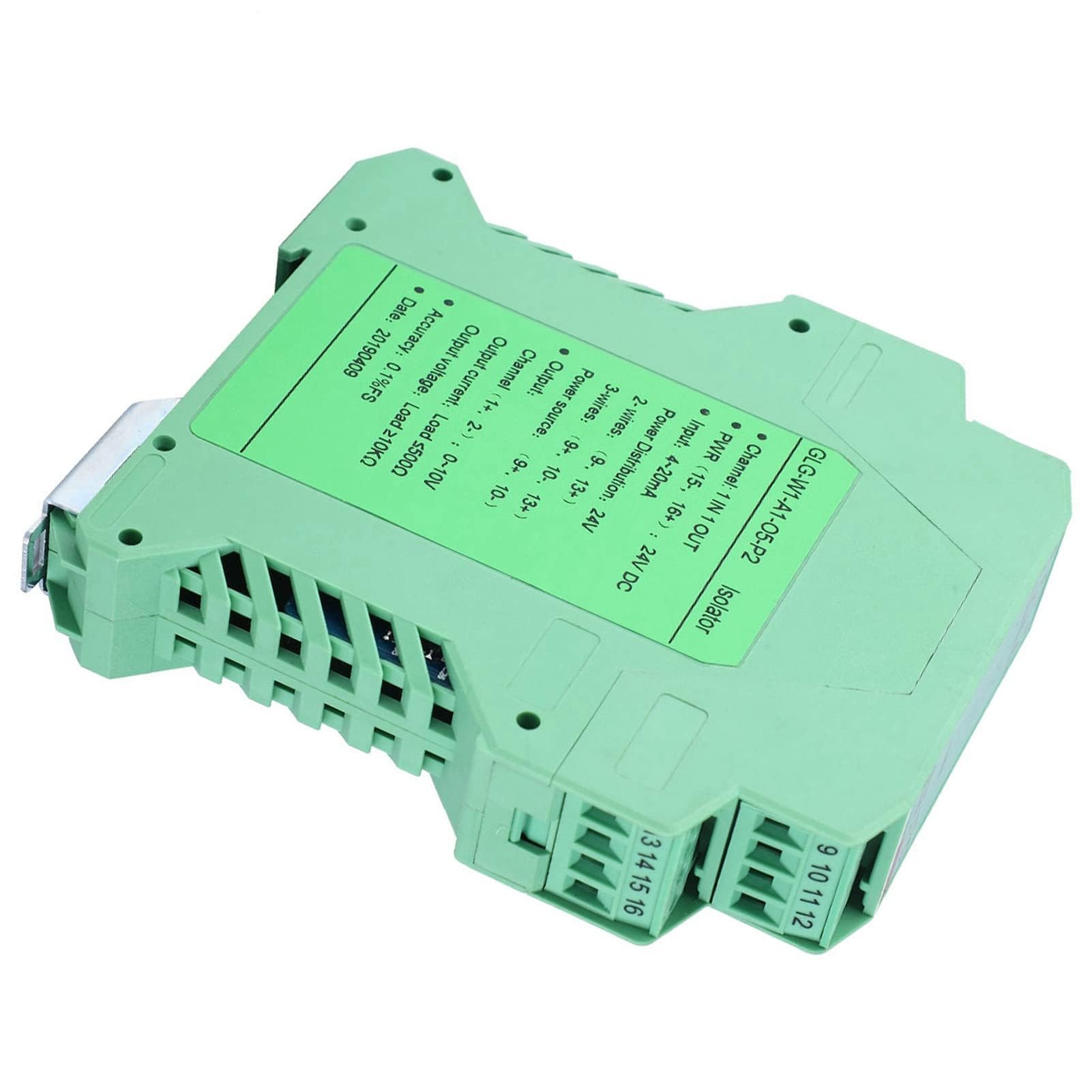 Trasmettitore Isolatore di Segnale Corrente DC 4-20mA PLC - Condizionatore di Segnale per Conversione Tensione 24V