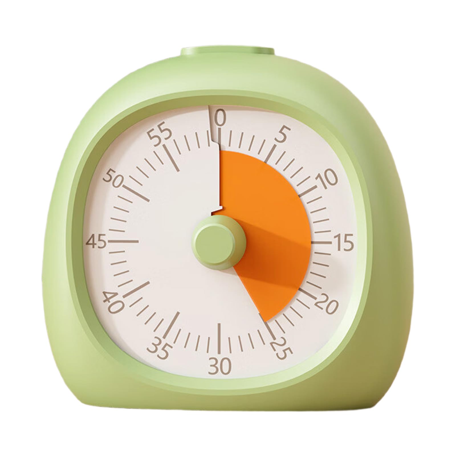 Tsophreniq Green 60 Minutes Visual Timer Quiet Operations Countdown Alarm Clock Kitchen Countdown Time Management Tool Visual