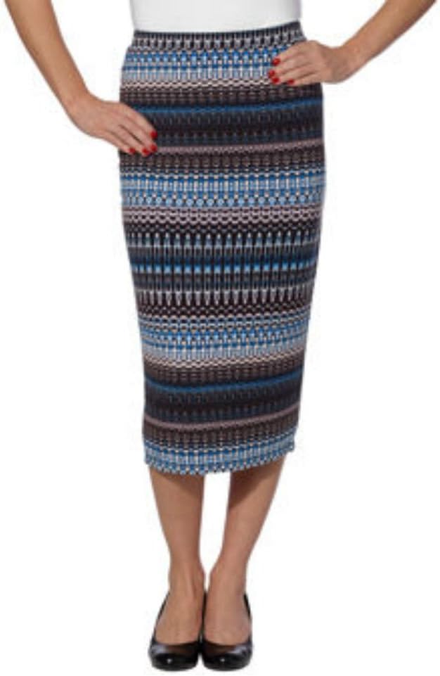 Matty M Ladies' Midi Skirt Pull-on Style, Fully Lined, Knee Length