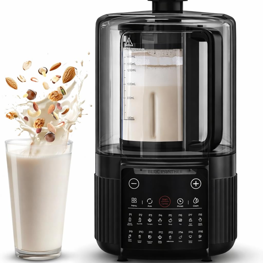 Blac Panther 16-in-1 Blender and Nut Milk Maker 50oz Soup Maker