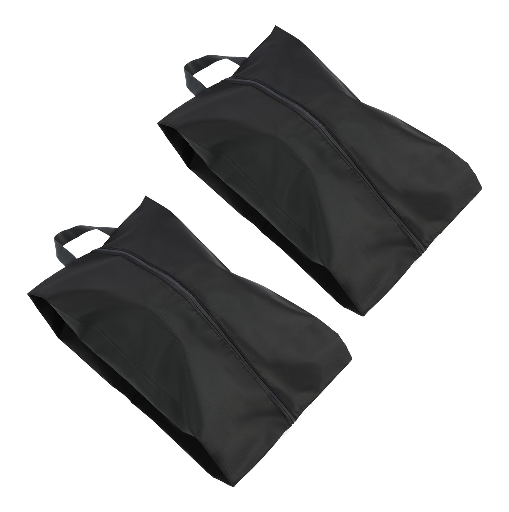 Sacchetti Porta Scarpe Impermeabili per Viaggio – Sacchetti Resistenti allo Sporco e all'Acqua, Ideali per Scarpe da Viaggio, Sport e Vacanze, Capacità fino alla Taglia EU 47, Colore Nero (2)