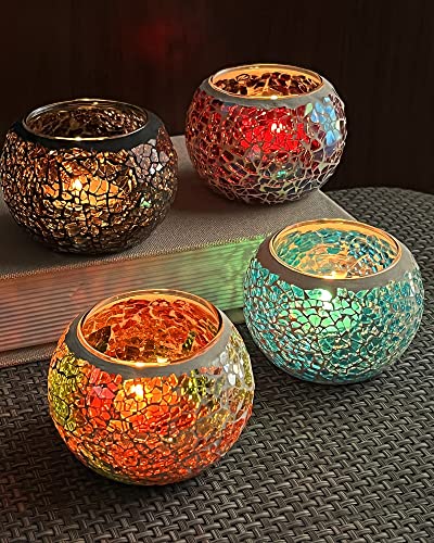 SHMILMH-Thanksgiving-Candle-Holder-Set-of-4-Glass-Votive-Candle-Holders-Handmade-Cracked-Tealight-Holders-for-Fall-Christmas-Home-Decorations