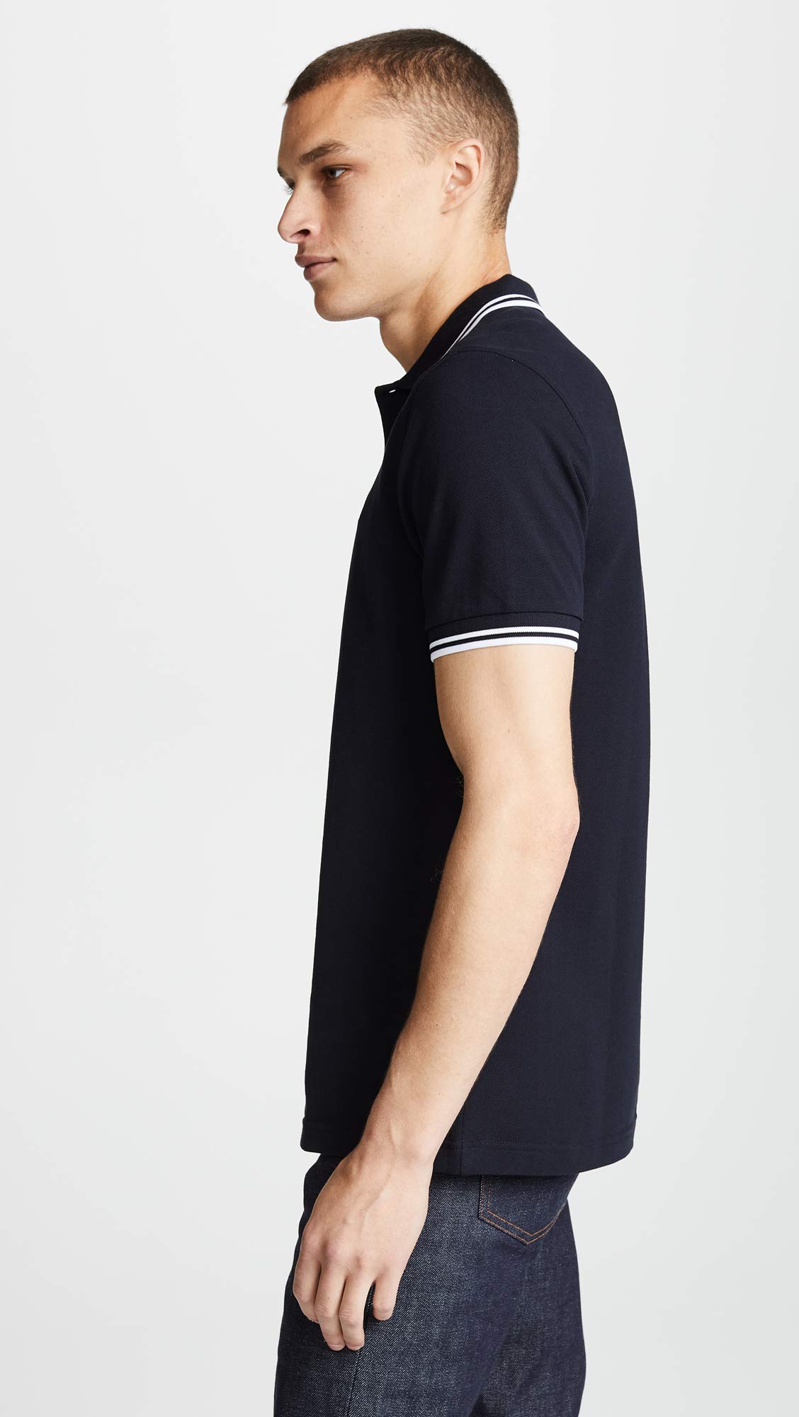 Fred Perry Twin Tripped Shirt Camisa de Tenis Hombre