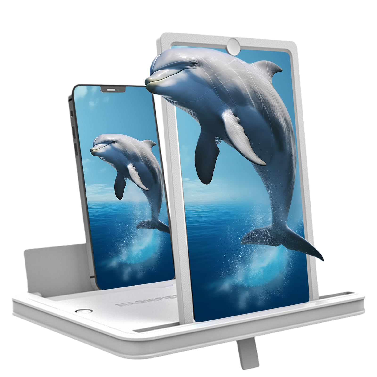 Portable Foldable Phone Screen Magnifier with Anti Blue Light Lens for Enhanced Viewing Comfort Blue Light Reduction Screen Amplifiers Phone Magnifier