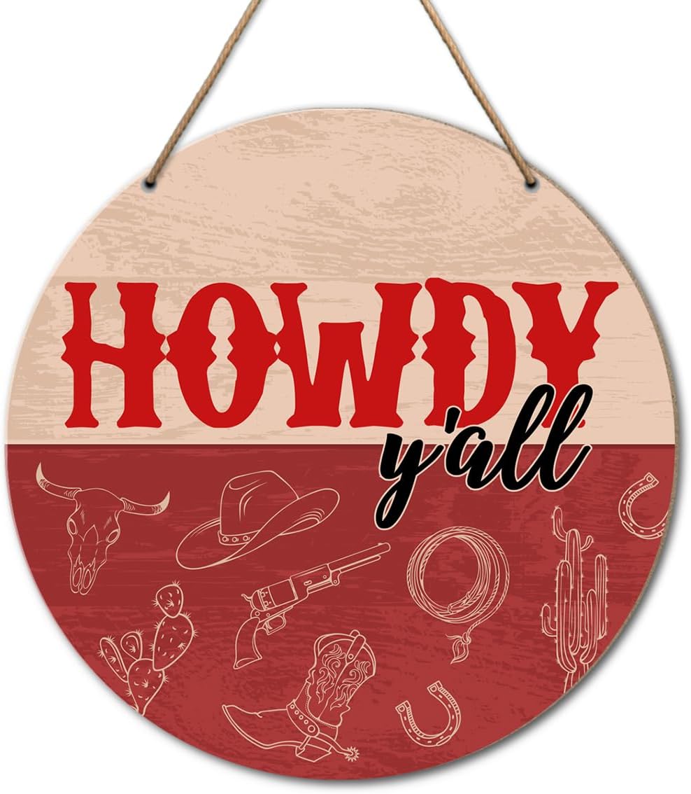 Amazon.com: Yousheager Western Welcome Decor for Home Entryway Front ...
