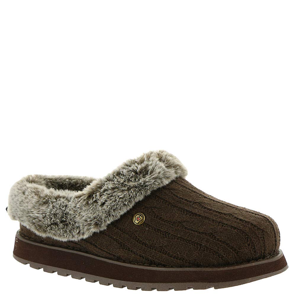 Skechers Women's Keepsakes ICE Angel Slipper, Chocolate, 7 UK