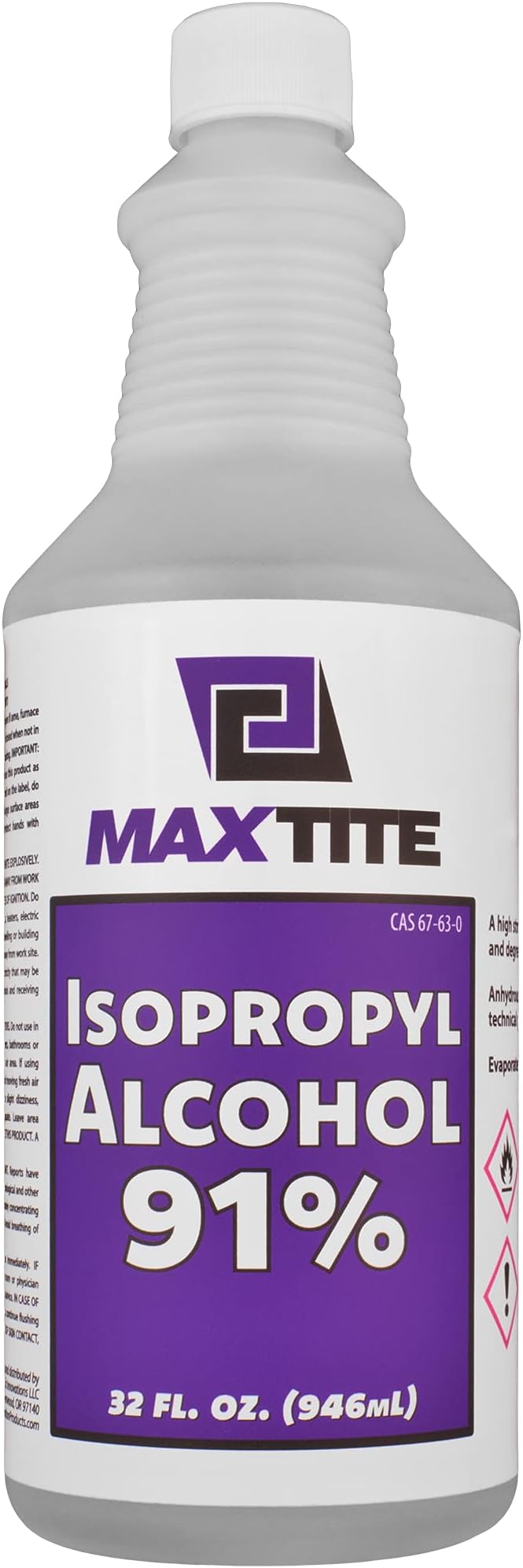 MaxTite Isopropyl Alcohol 91% (32oz)