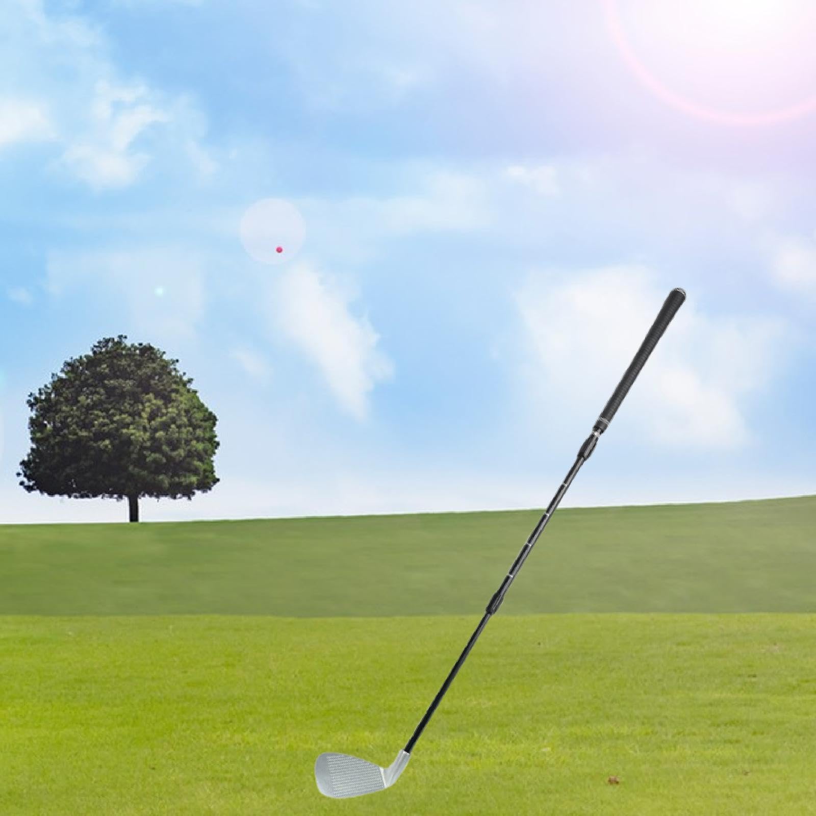 F Fityle Golf Wedge Golf Chipper Club telescópico Equipo de aleación de Aluminio con Escala PRÁCTICO Ajustable Club