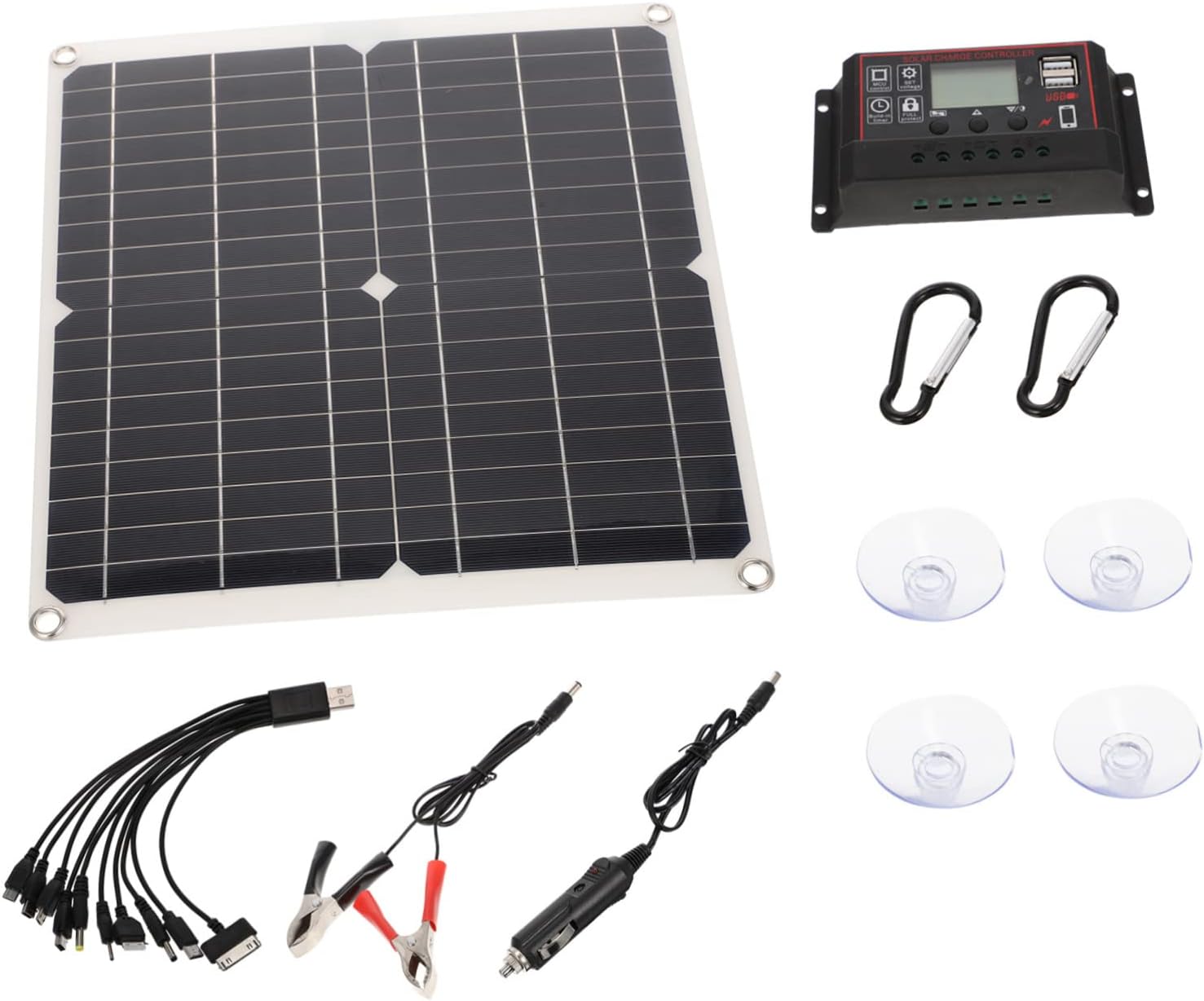 Solar Panel Charger Portable Solar Charger Outdoor Emergency Charging Device
