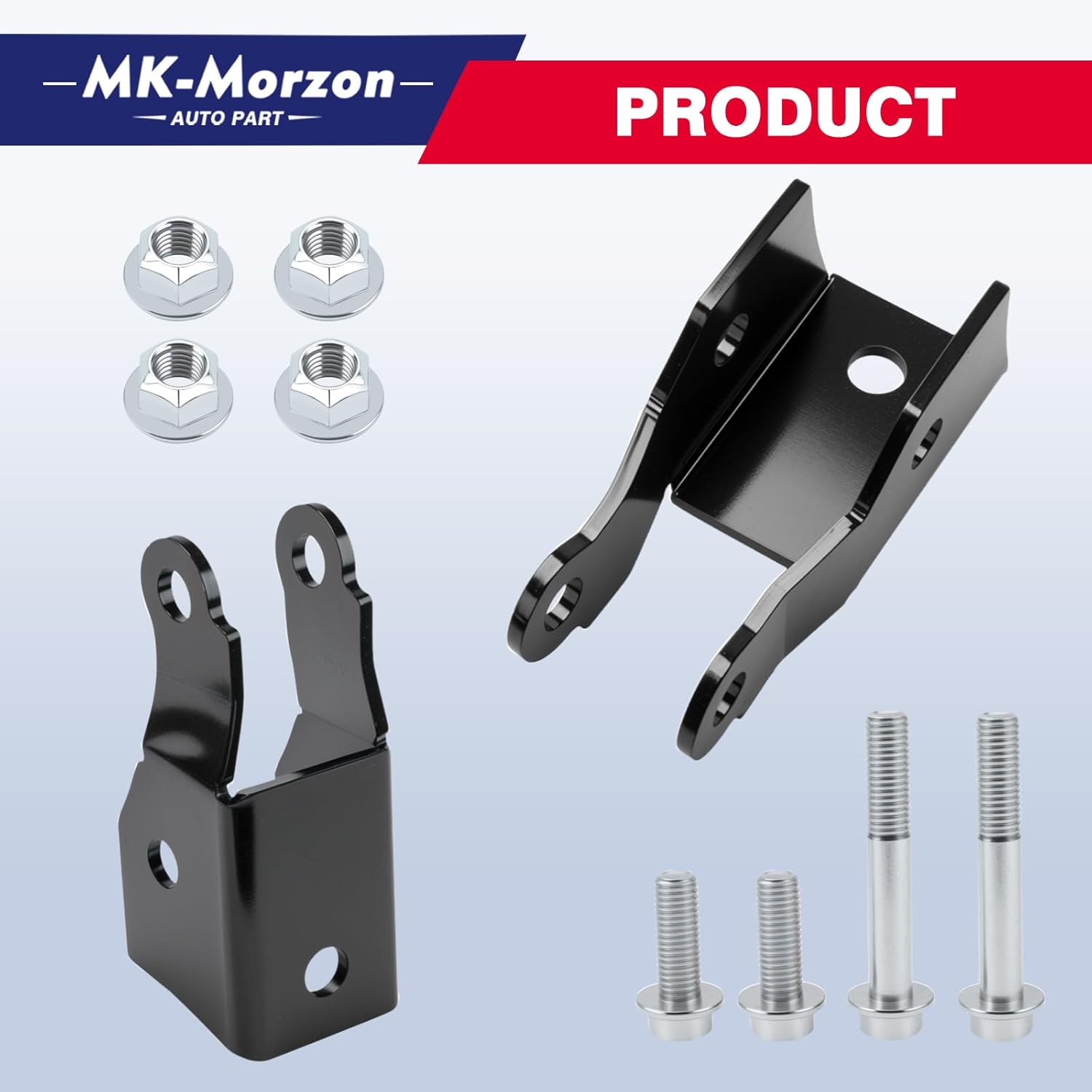 Rear Drop Shock Extenders Extensions for Lowering Trucks Kit Compatible with 1975-1987 Chevy C10 C15 GMC C15 C1500