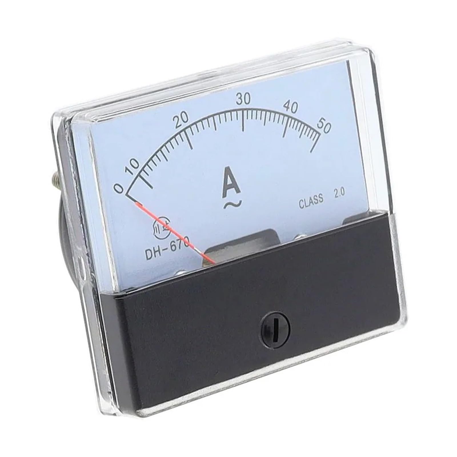 Ampèremètre analogique DH670 AC 75 5A cadran à pointeur mécanique