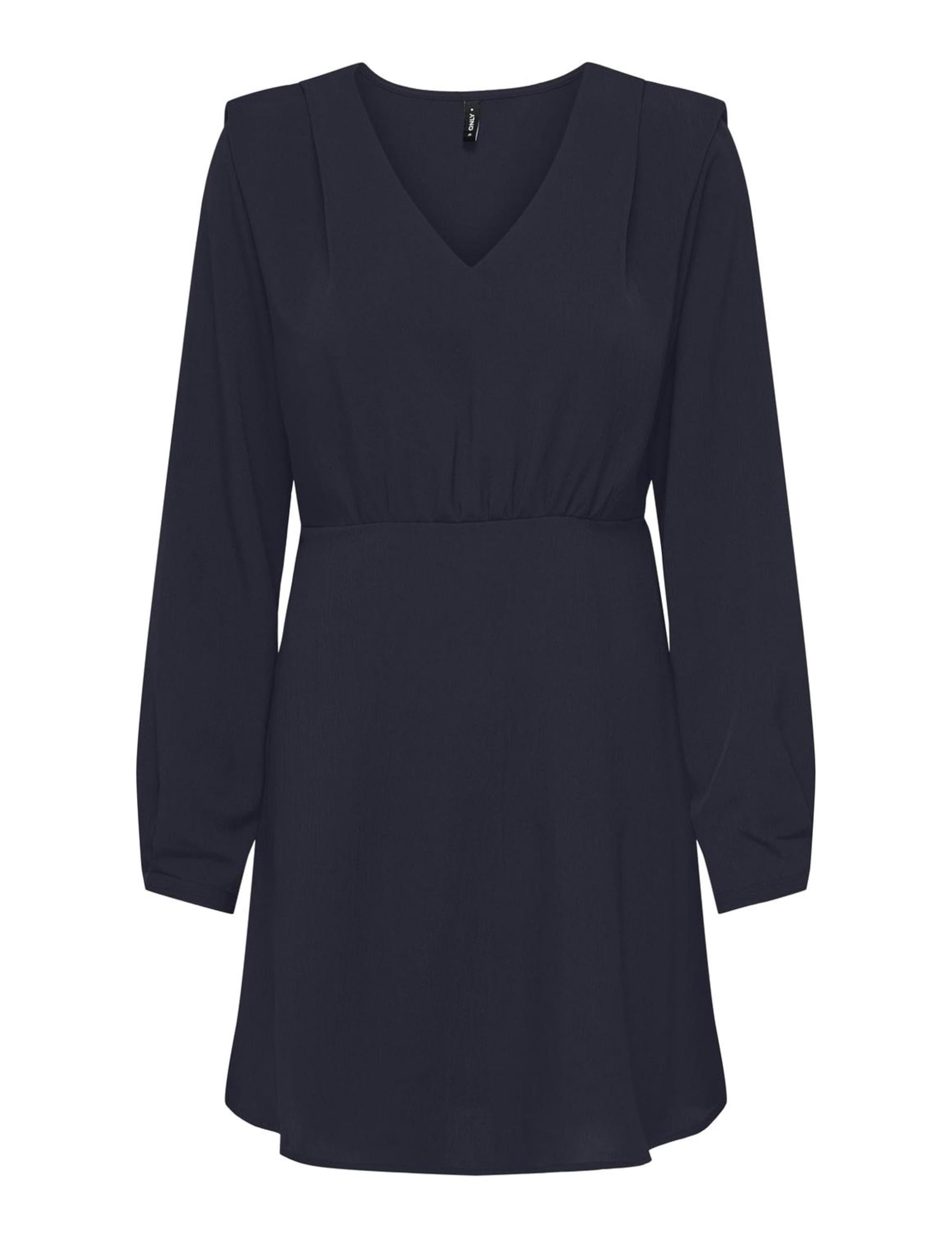 ONLY Women's Onlnova Life Vis L/S Monica Dress Solid, Night Sky, S