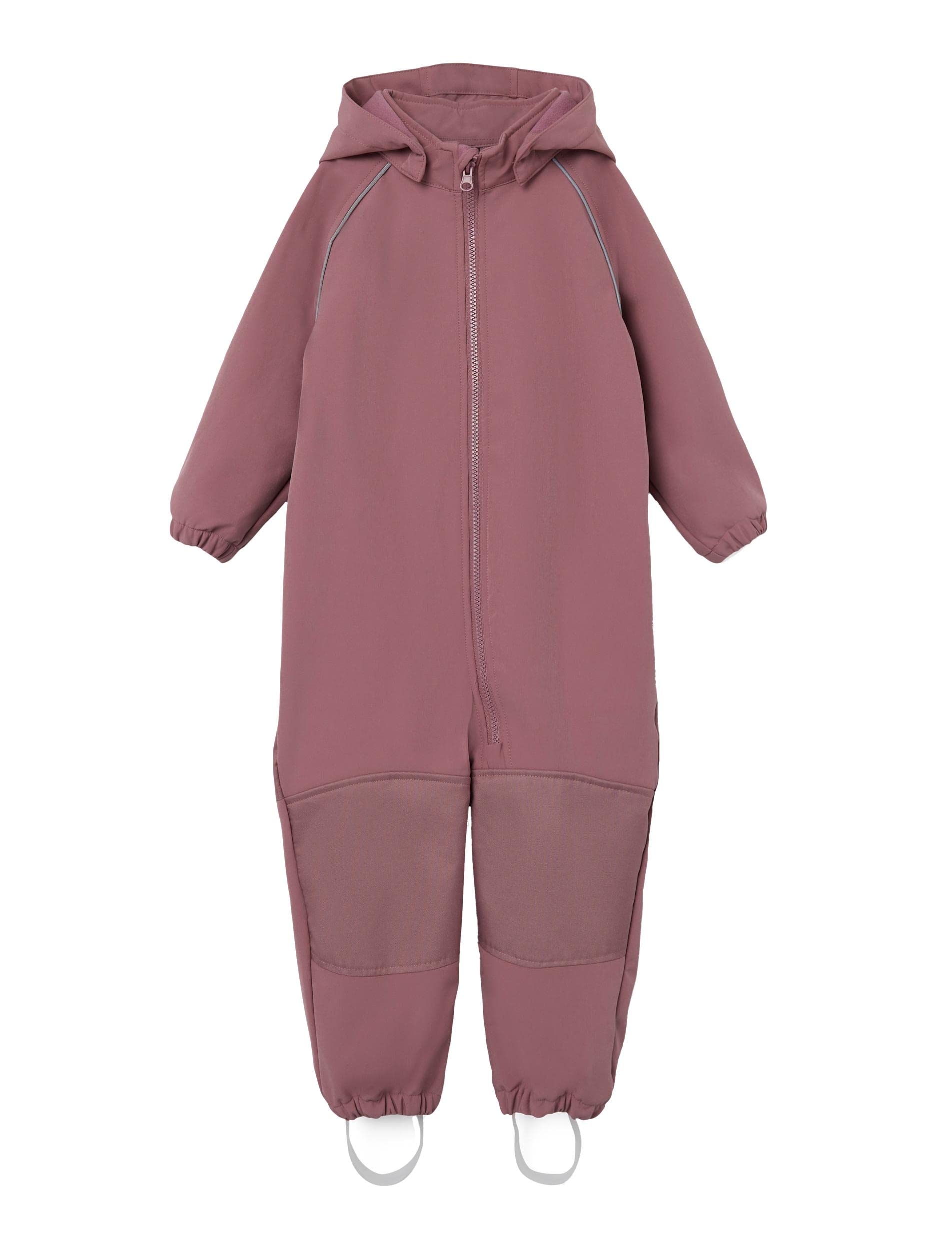 NAME IT Unisex Nmnalfa Softshell Suit Solid Fo Noos kombinezon przeciwdeszczowy, Wistful Mauve, 104
