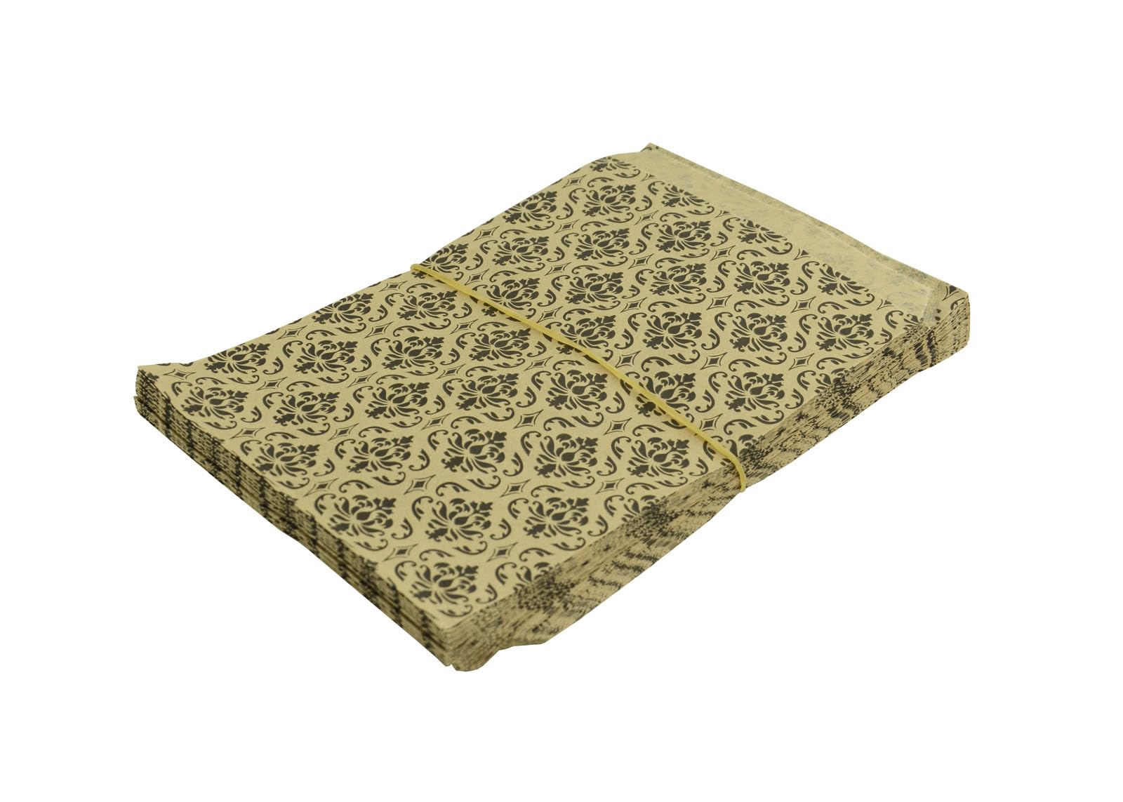 100 Damask Print Paper Gift Bags (5 x 7 inches) Jewellery Box Presentation Gift Shop Packaging