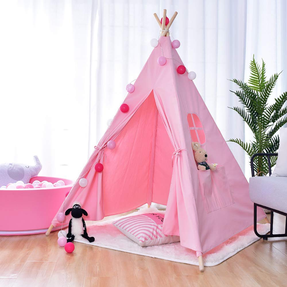Tent Tents & Shelters Dome frame Pop-up tunnel XIMIN Children's Tent Prince or Princess Summer Palace Castle Tent House Indoor or Outdoor Garden Toys Wendy House Theater Beach Sunshine Tent Boys Girls