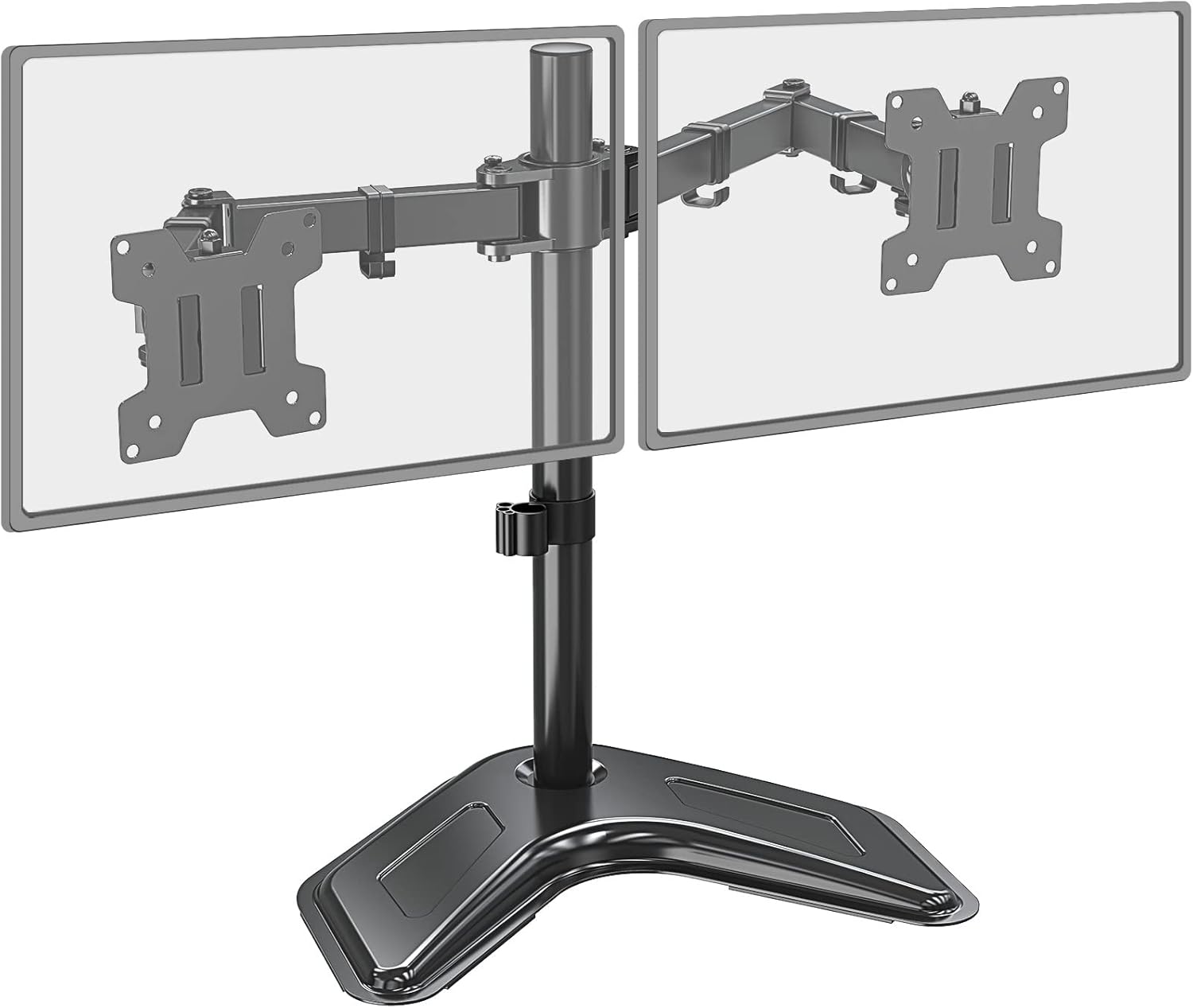 Amazon.co.jp MOUNT PRO デュアルモニターマウント 自立式モニタースタンド 2台のモニター用 1327インチの