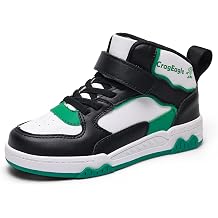 Kids Sneakers for Boys Girls High Top Skate Shoes Unisex-Child Casual Shoes Lightweight Breathable Non-Slip Athletic Boys Fashion Shoes