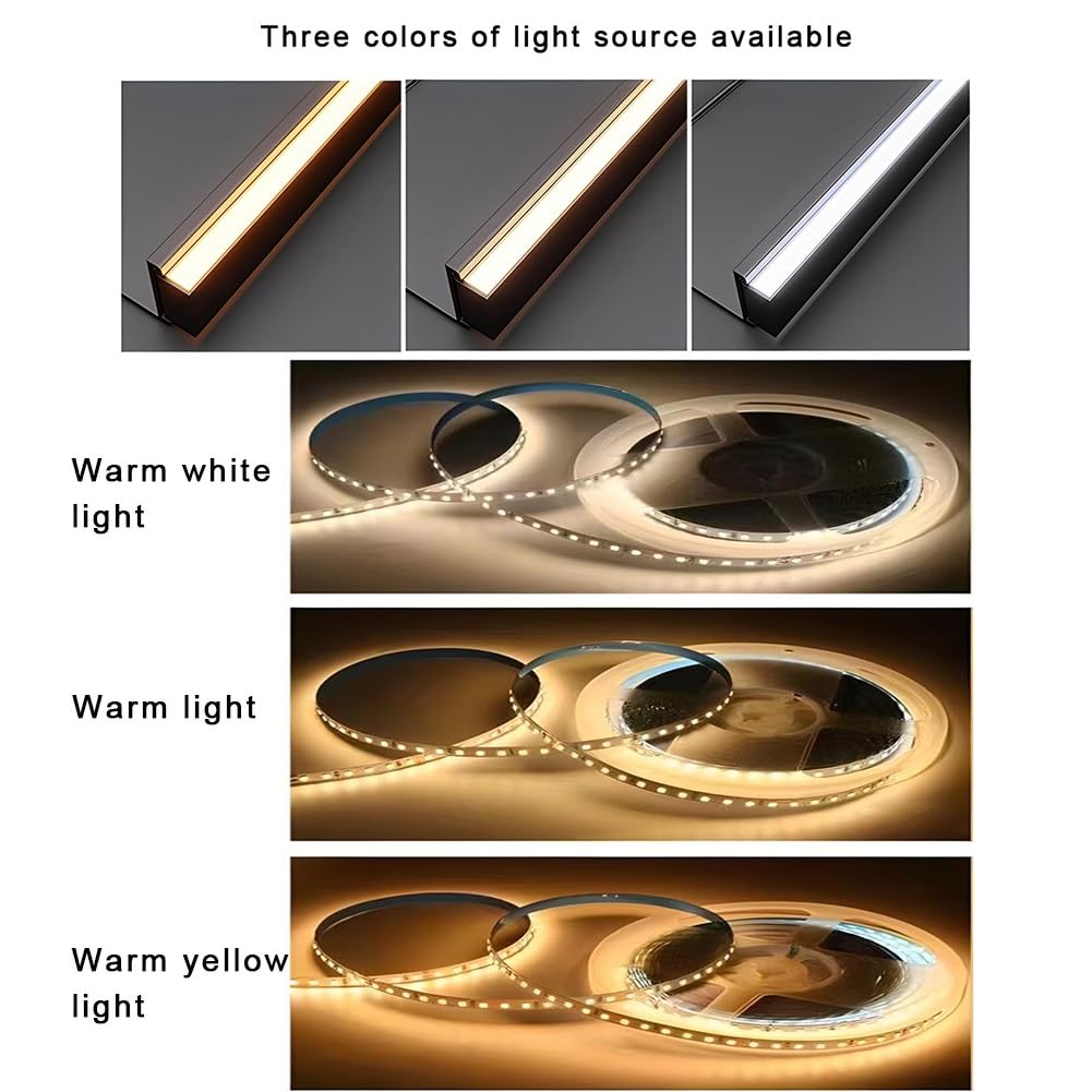 Estantes flotantes de pared con luz LED, estante de aleación de aluminio montado en la pared o estantería, estantes emisores de luz para dormitorio, sala de estar, decoración de almacenamiento