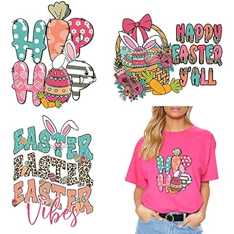 Easter Iron on Patches for Clothing Cover
