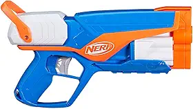 Nerf N Series Agility - Lançador em plástico azul e laranja com 12 dardos Nerf N1 (compatíveis apenas com lançadores N Series), para crianças a partir de 8 anos