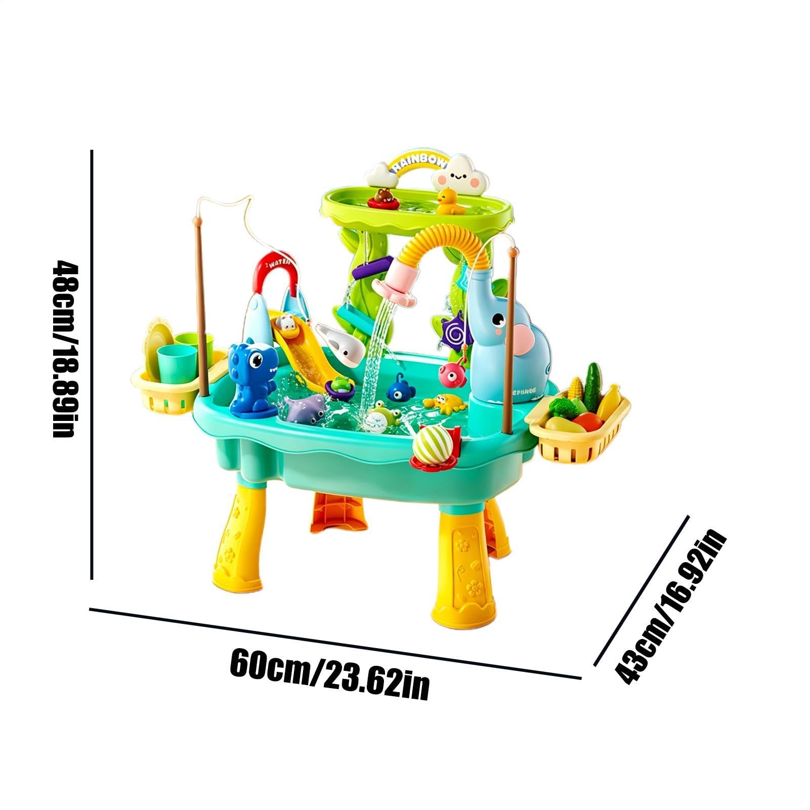 Mesa de Agua Infantil | Juguetes Veraniegos Al Aire Libre - Fregadero De Cocina,para niños y niñas jardín, Patio Trasero Playa Camping guardería hogar Sala de Juegos Vacaciones