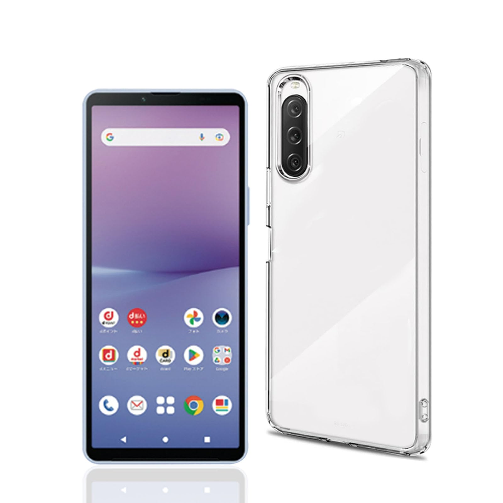 cxybgfvのXperia 10 V SO-52D SOG11用ケース ソフトケース 透明 TPU 薄型 軽量 耐衝撃 ワイヤレス充電対応 変色防止