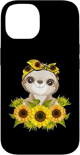 iPhone 14 Girasol Perezoso Jardín Niñas Madre Jardinería Caso
