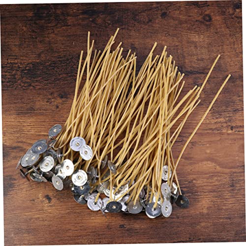100 piezas de mechas de cera de abeja natural para velas miniatura 3
