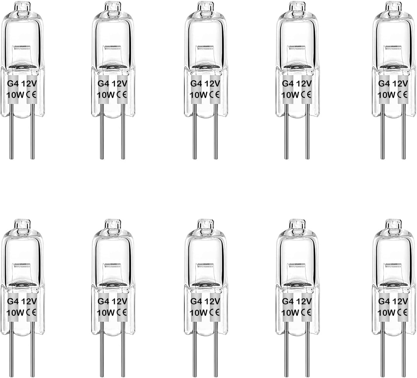 Lot De 6 Ampoules Halogènes G9 40W - Blanc Chaud 2700K - 480 Lumens - Dimmable - Pour Lustres, Appliques, éclairage D'ambiance