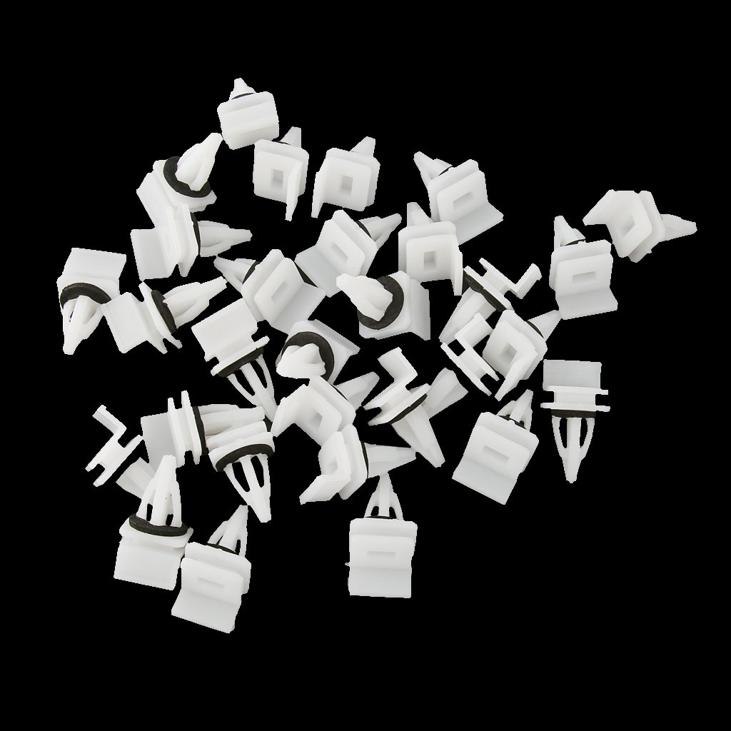 CALANDISCALANDIS 30Pcs Side Skirt Sill Seal Panel Mounting Trim Clip For Honda Accord Civic