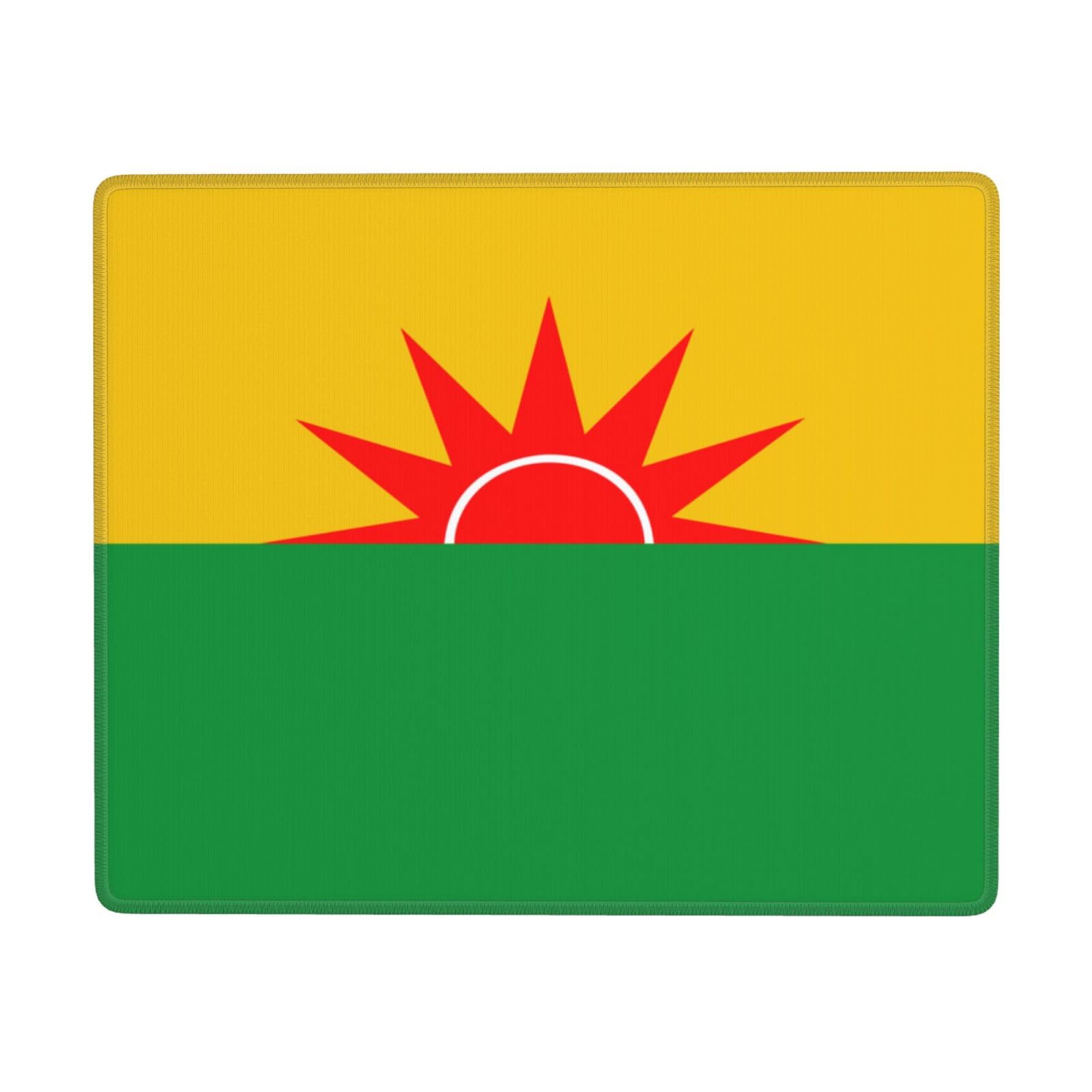 Flag of United Liberation Front of Asom Mouse Pad Waterproof Non-Slip Rubber Mouse Pads Laptop Office Mousepad 7x9 in Gaming Mouse Pad