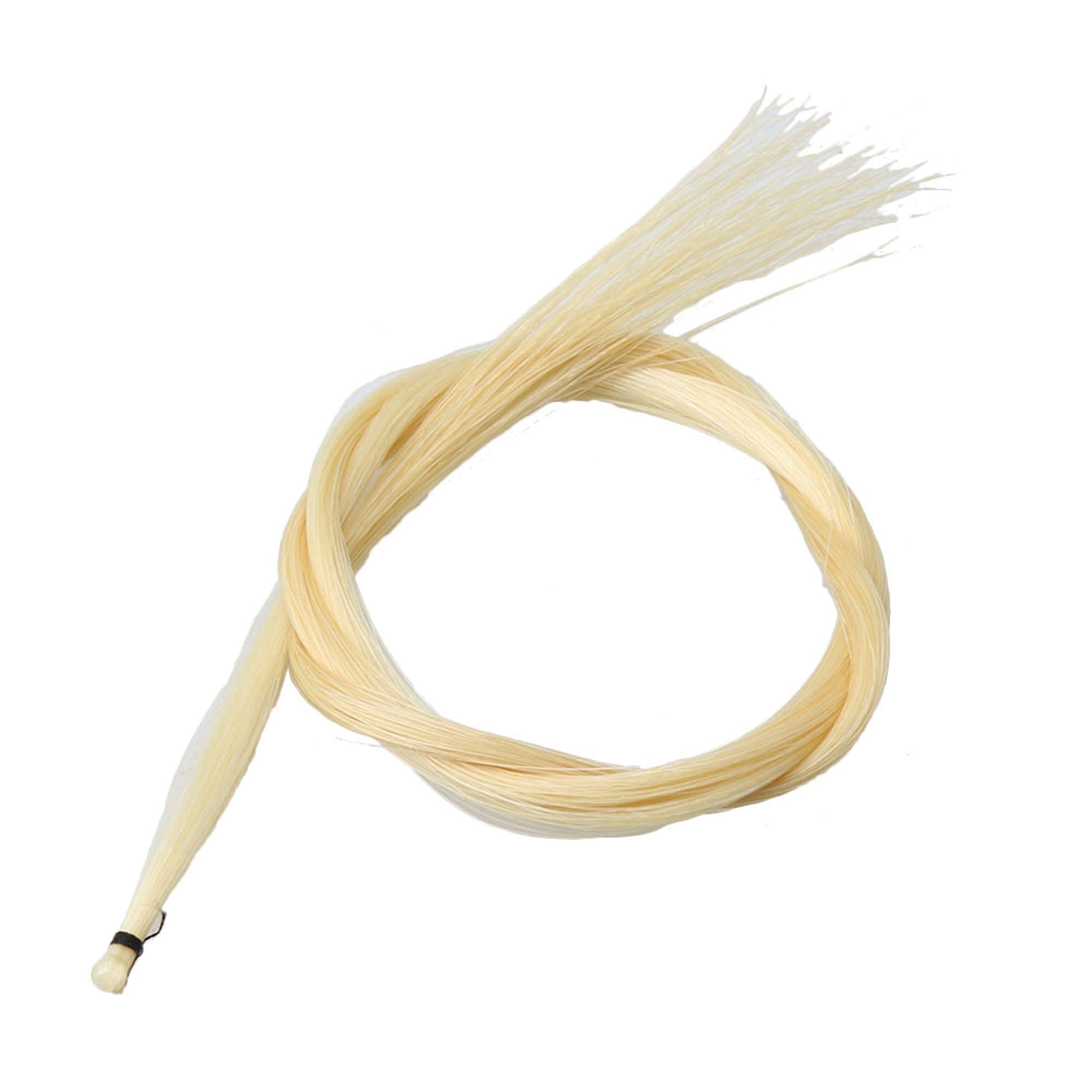 Yibuy 50g 83cm White Horse Hair per la sostituzione dell'arco di violino