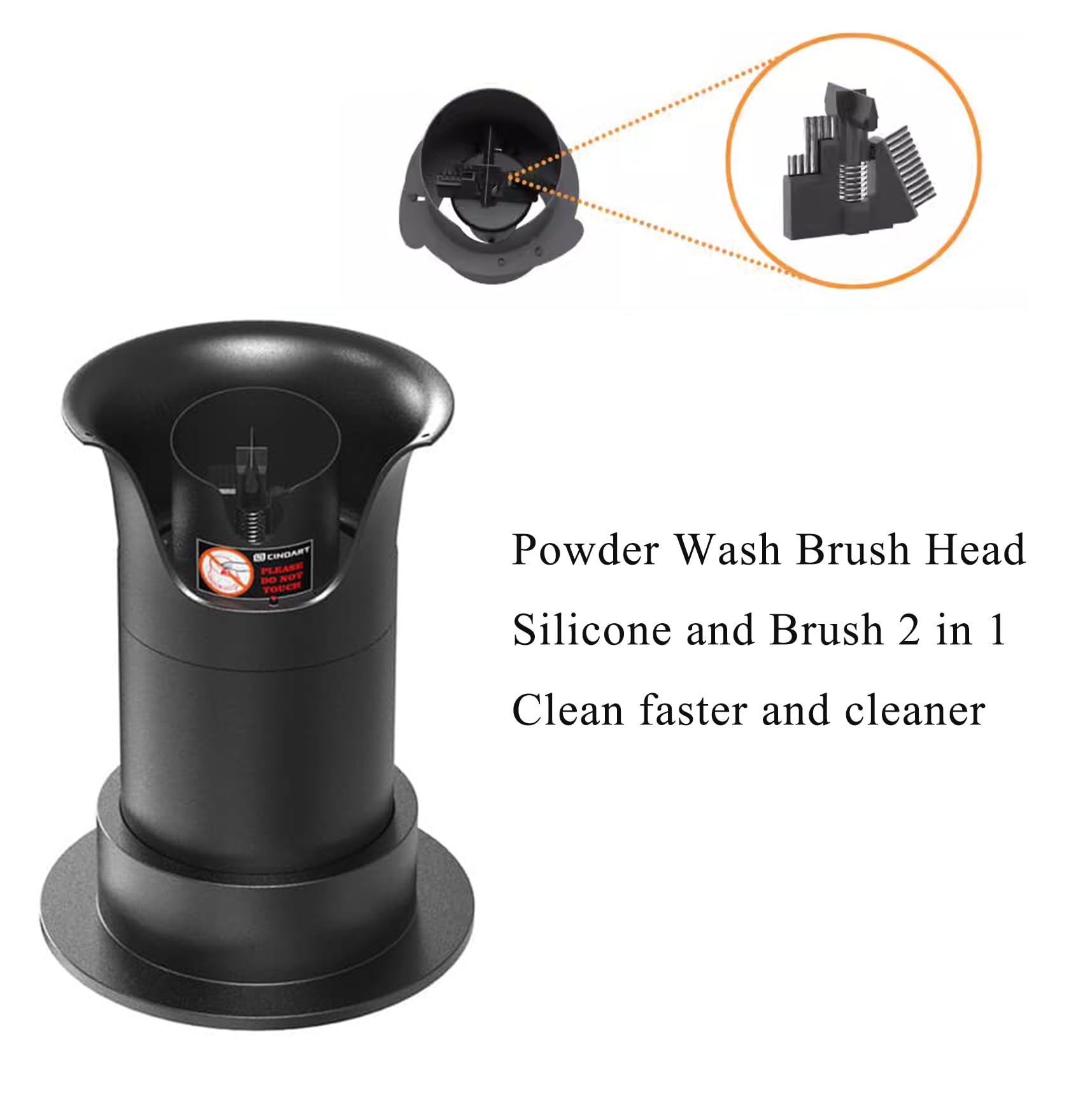 Automatische Kaffeesatz-Reinigungsmaschine Kaffeesatz-Stiel-Reiniger No Rag Wash Lazy Electric Home Commercial