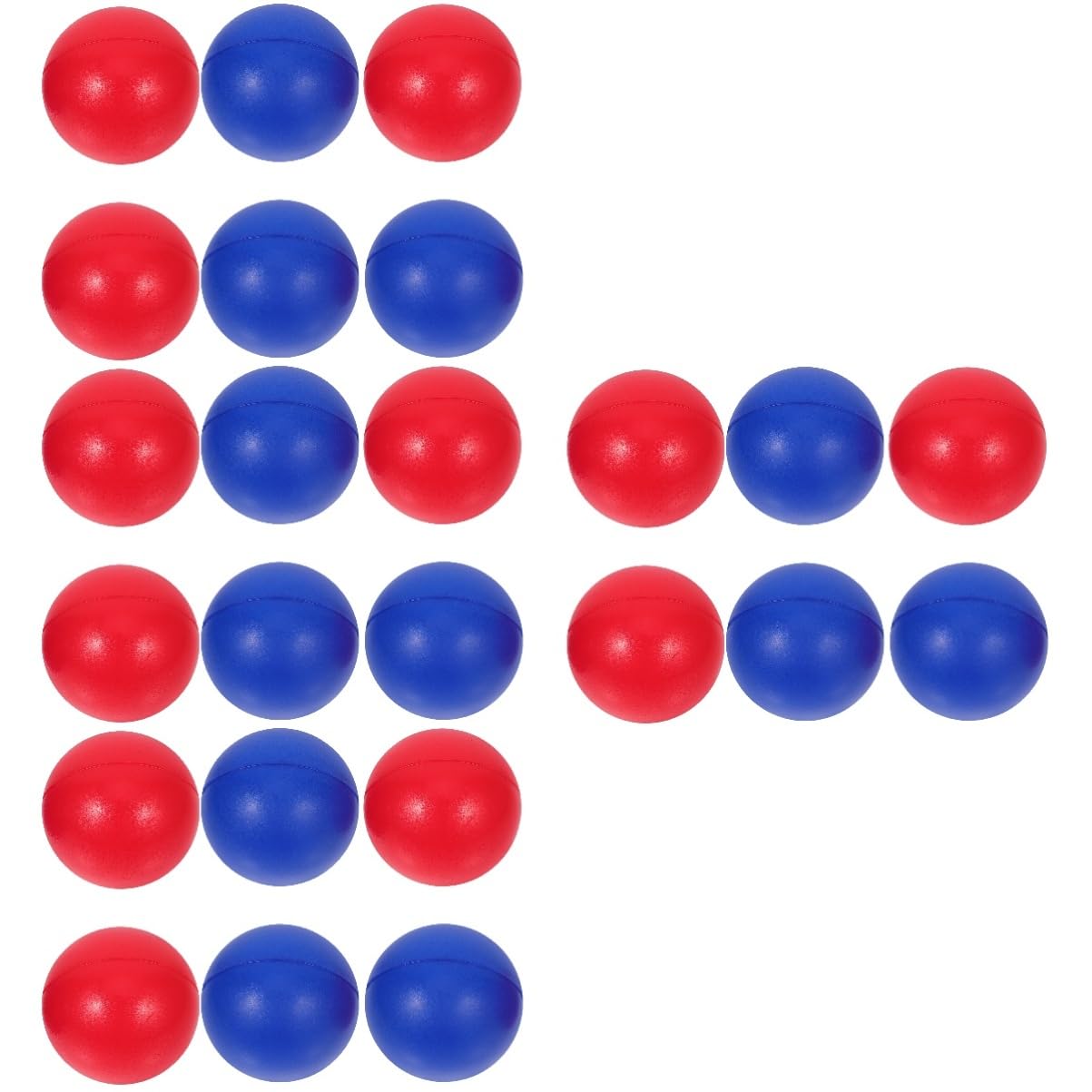 LIOOBO 4sets 6pcs Beach Paddle Balls Soft Safe Training Balls for Outdoor and Exercise with Friends Beach Park 6pcs*4