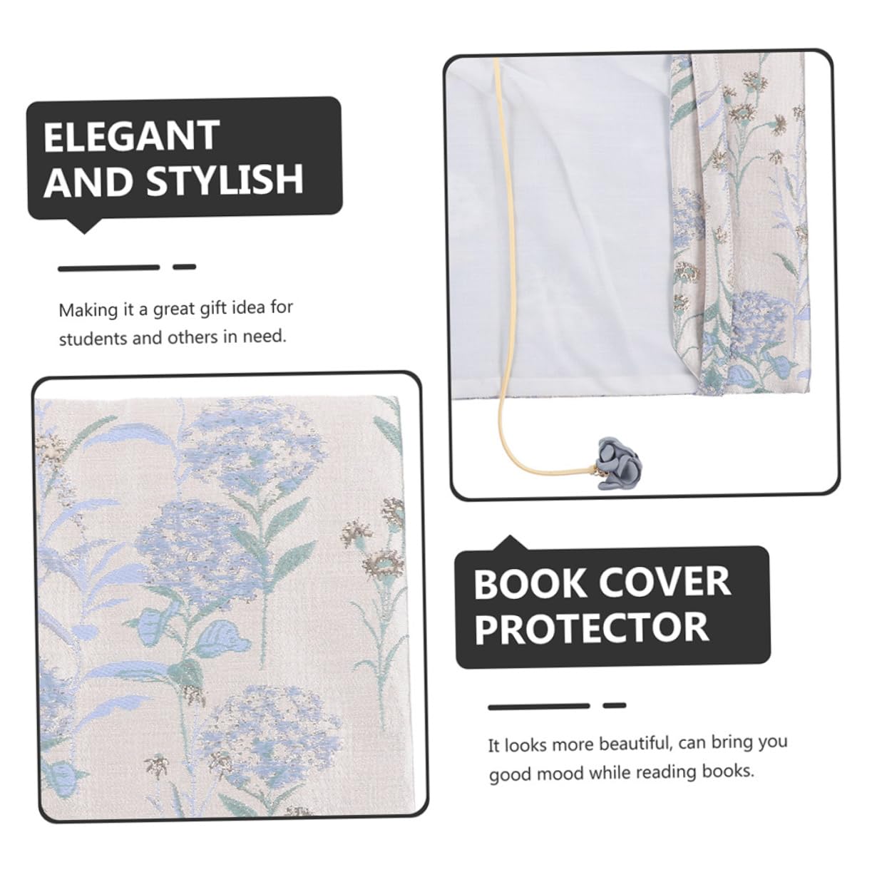 Copertina per Libri Riutilizzabile Formato Custodia Protettiva Resistente all Usura Tasche per Libri Decorative per Studenti Protezione Antigraffio senza Strumenti
