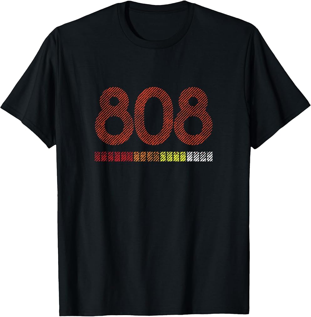 808 Retro Style Roland Electronic Drum Machine Shirt T-Shirt