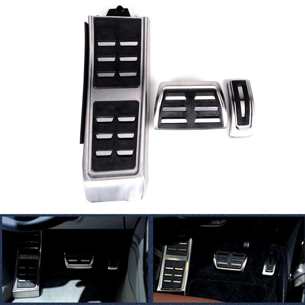 Rvs Auto Pedalen Voet Brandstof Rem Koppeling Cover Voor Vw Passat B8 Golf 7 Tiguan 2017 - 2021 Voor Seat leon 5F MK3 kopen vanaf een prijs van 3.3