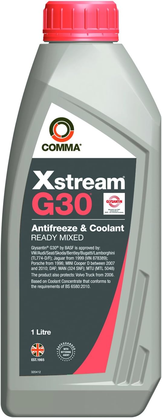 XSM1L Xstream G30 Ready To Use Coolant, 1 Liter, Red