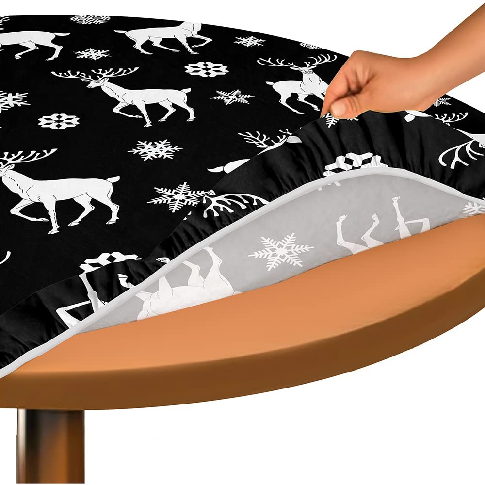 Tafelkleed Rond Elastische Kerst - Morbuy / Tablecloth / T0-TD