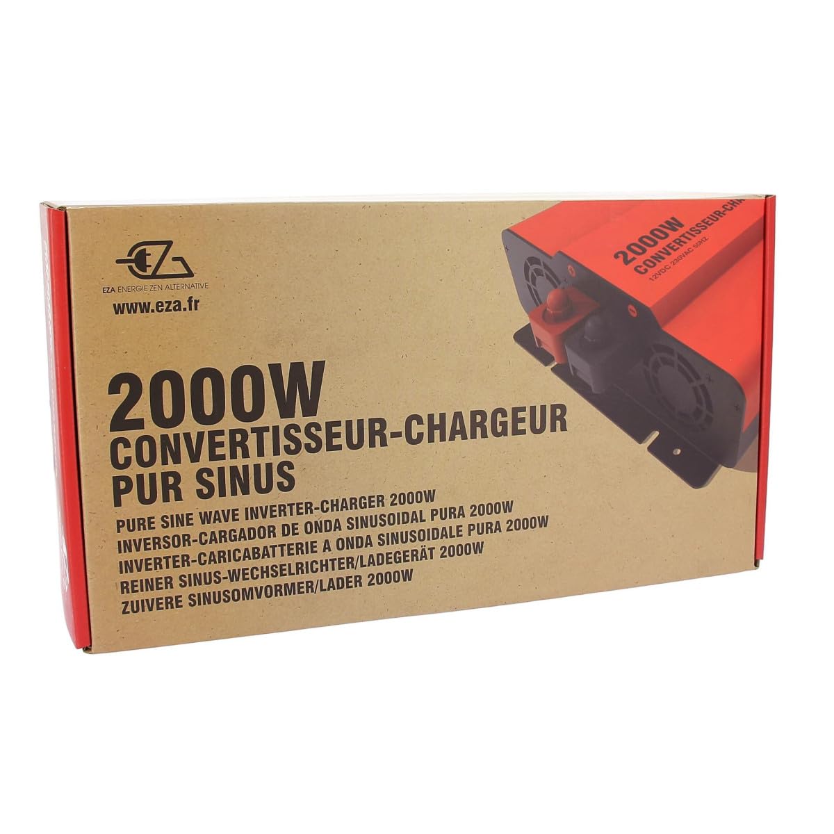 EZA Convertisseur - Chargeur Pur Sinus 2000W