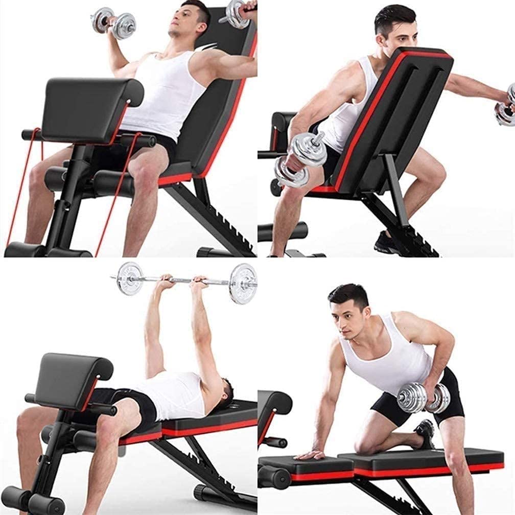 Regulowana ławka do ćwiczeń Ławka do ćwiczeń w domu Wielofunkcyjna ławka do ćwiczeń z pochylnią Ławka fitness Stołek do hantli Fitness Pomoc do ćwiczeń Wielofunkcyjna deska do leżenia