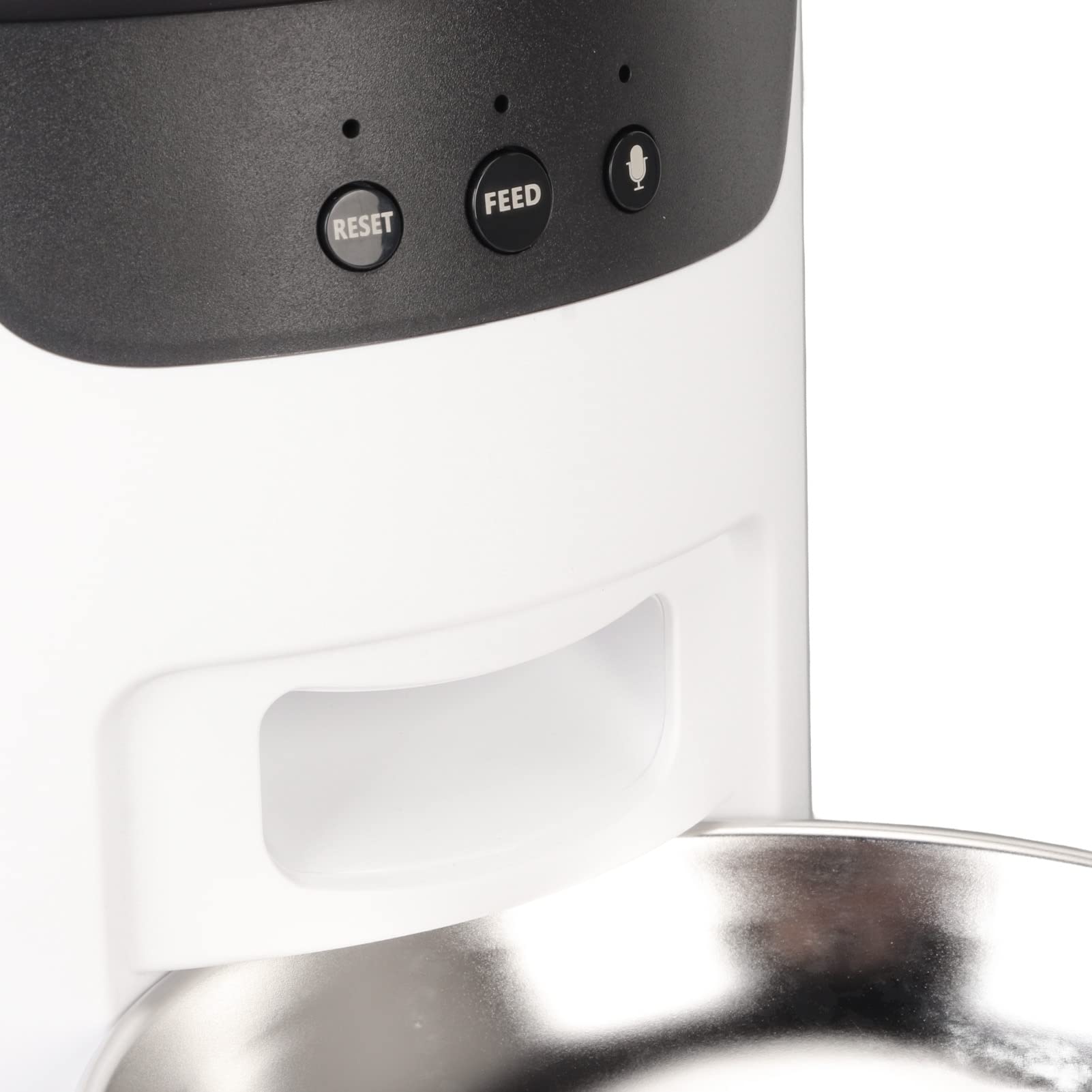 Alimentador Automático para Gatos, Dispensador Inteligente de Comida para Mascotas con Aplicación, Control por Voz, Grabadora para Gatos y Perros, Acero Inoxidable 304, Capacidad de 3L