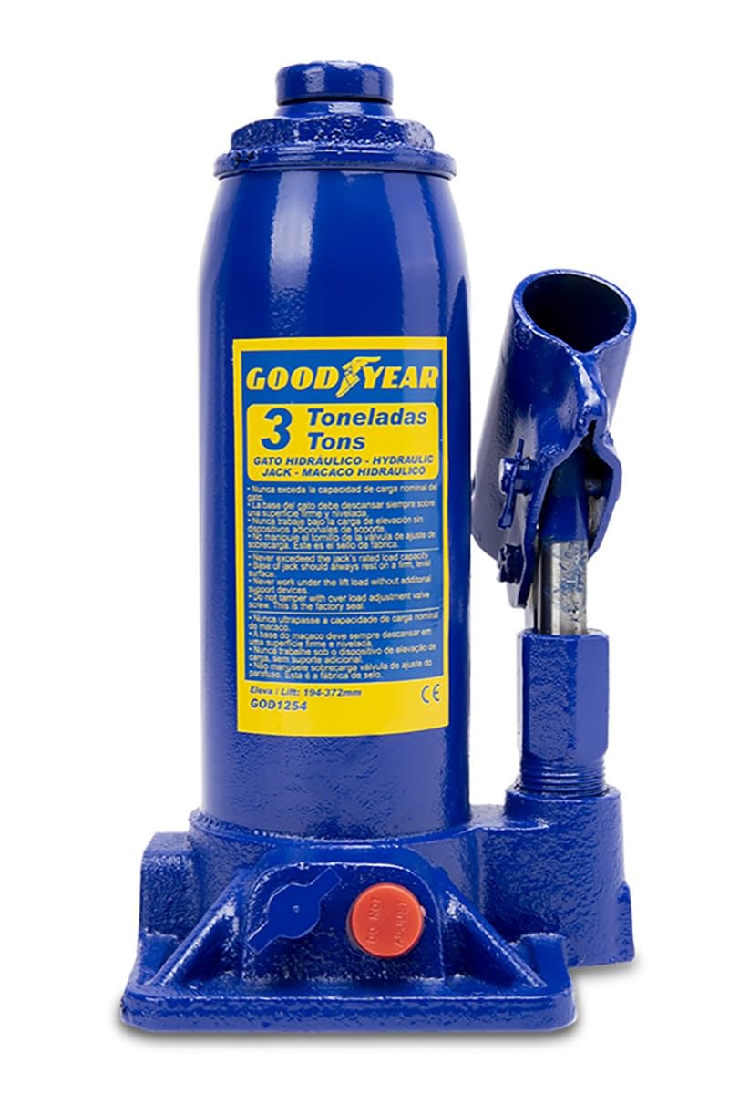 Goodyear Gato Hidráulico de Botella 3 Toneladas 195-380 mm