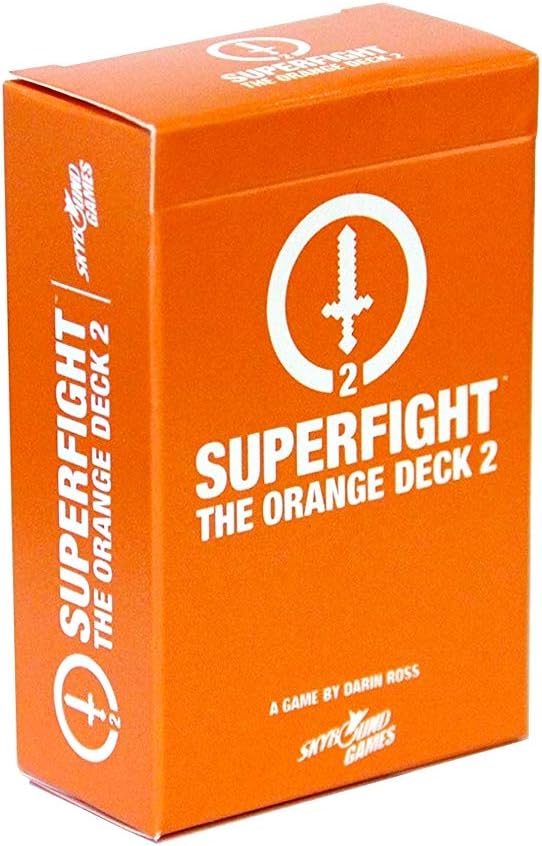 Skybound Superfight Orange Deck 2 : 100 New Nerdy Cards for The Game of Absurd Arguments | Party Game Expansion, 3 or More Players, Ages 11 Above