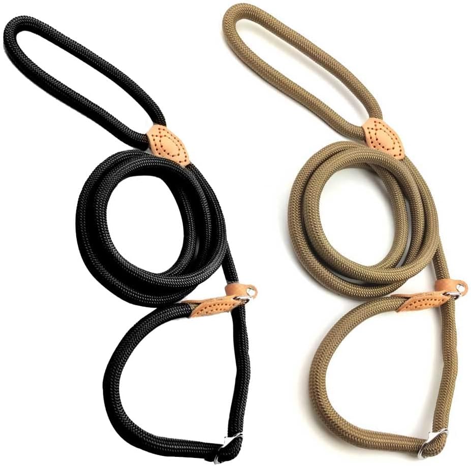 2x Doppelkopf Hundeleine Elastisch - Nylon Leine Für Zwei Hunde Outdoor